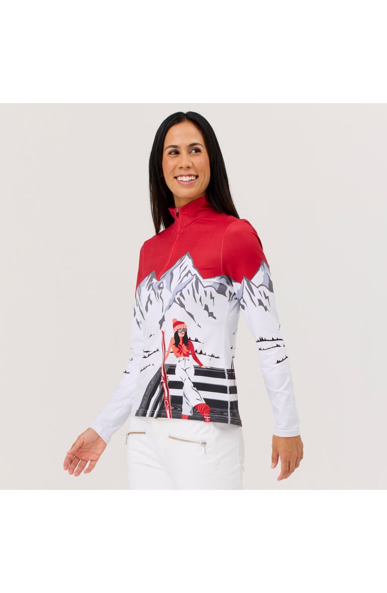 Krimson Klover Apres Anyone Base Layer Top, Main, color, Red