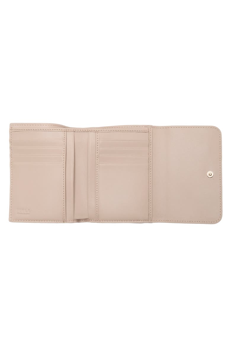 Meti Leather Trifold Wallet, Alternate, color, DALIA F