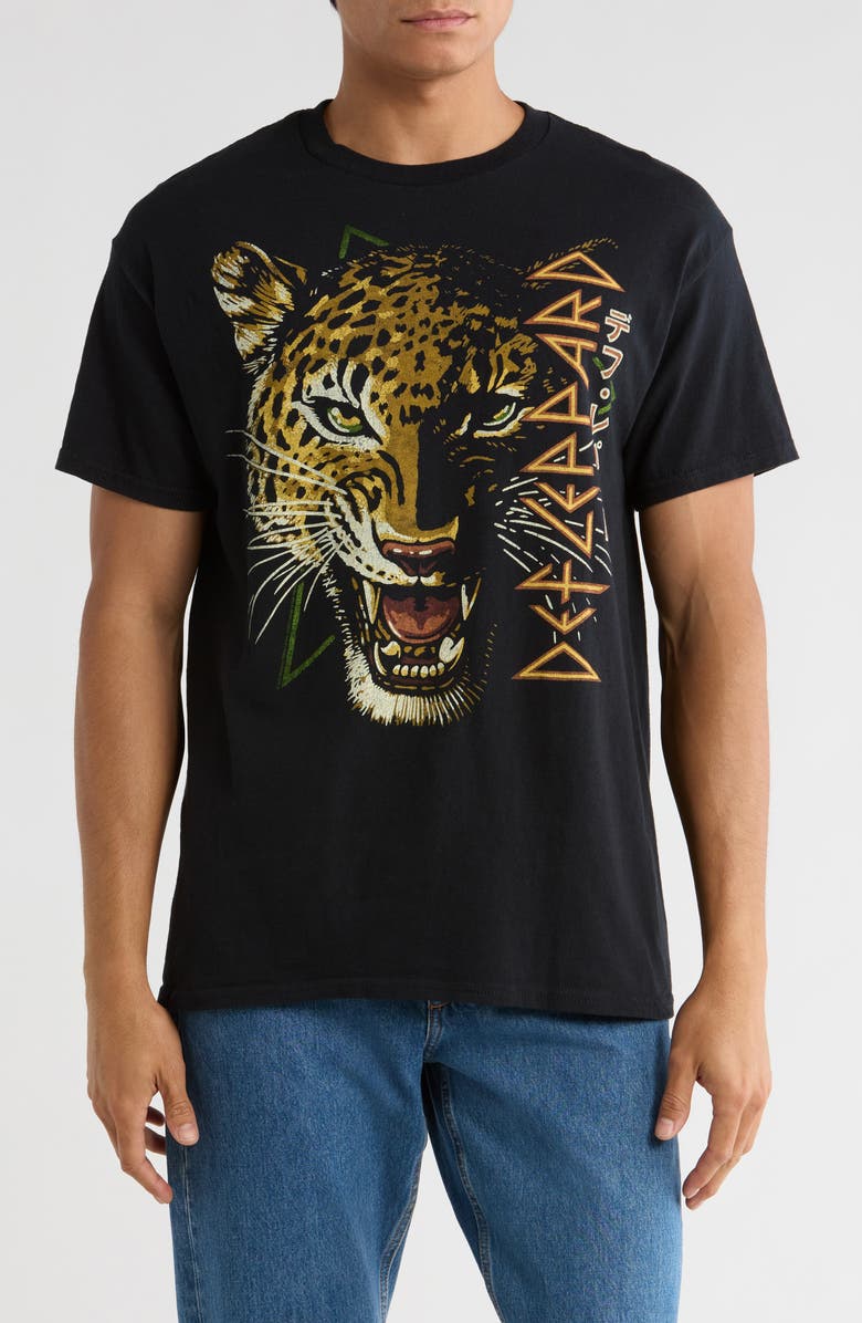 Junk Food Def Leppard Graphic T-Shirt, Main, color, 