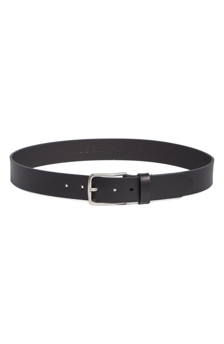 Joe's Leather Belt, Main, color, Black