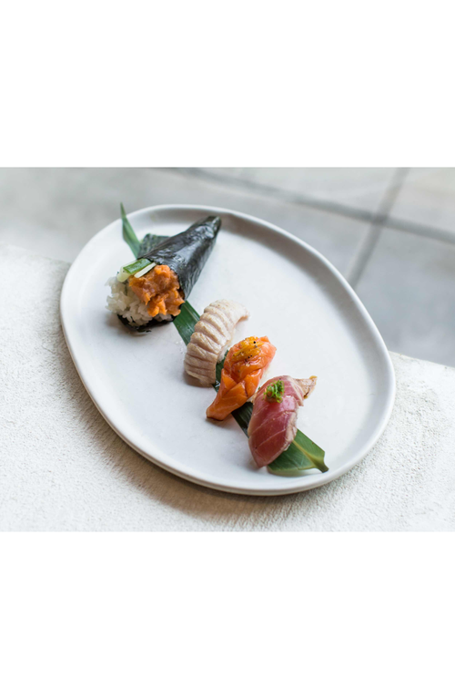 Haand Oval Platter In White