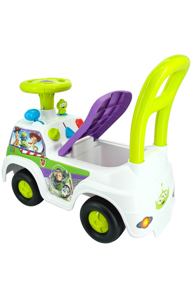Kiddieland Adventure Rideon Buzz Lightyear, Disney Space Light & Sound,12Mo+, Alternate, color, Multicolored