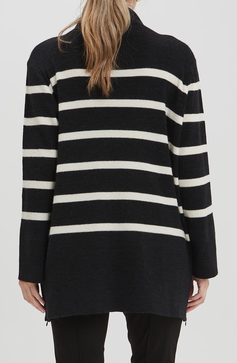 Nom Maternity Sarabeth Stripe Tunic Sweater, Alternate, color,
