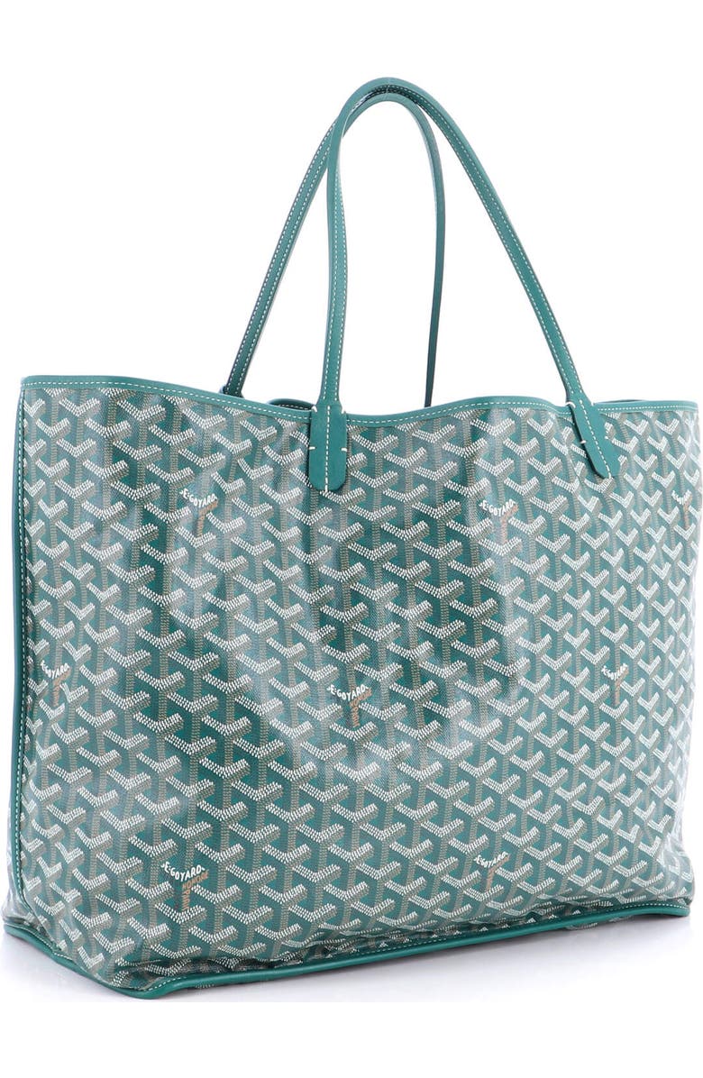 Pre-Owned Goyard Anjou Reversible Tote Coated Canvas GM, Alternate, color, Green