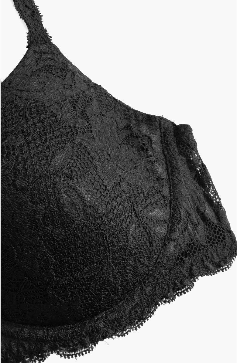 Cosabella Nsn Push Up Bra, Alternate, color, Black