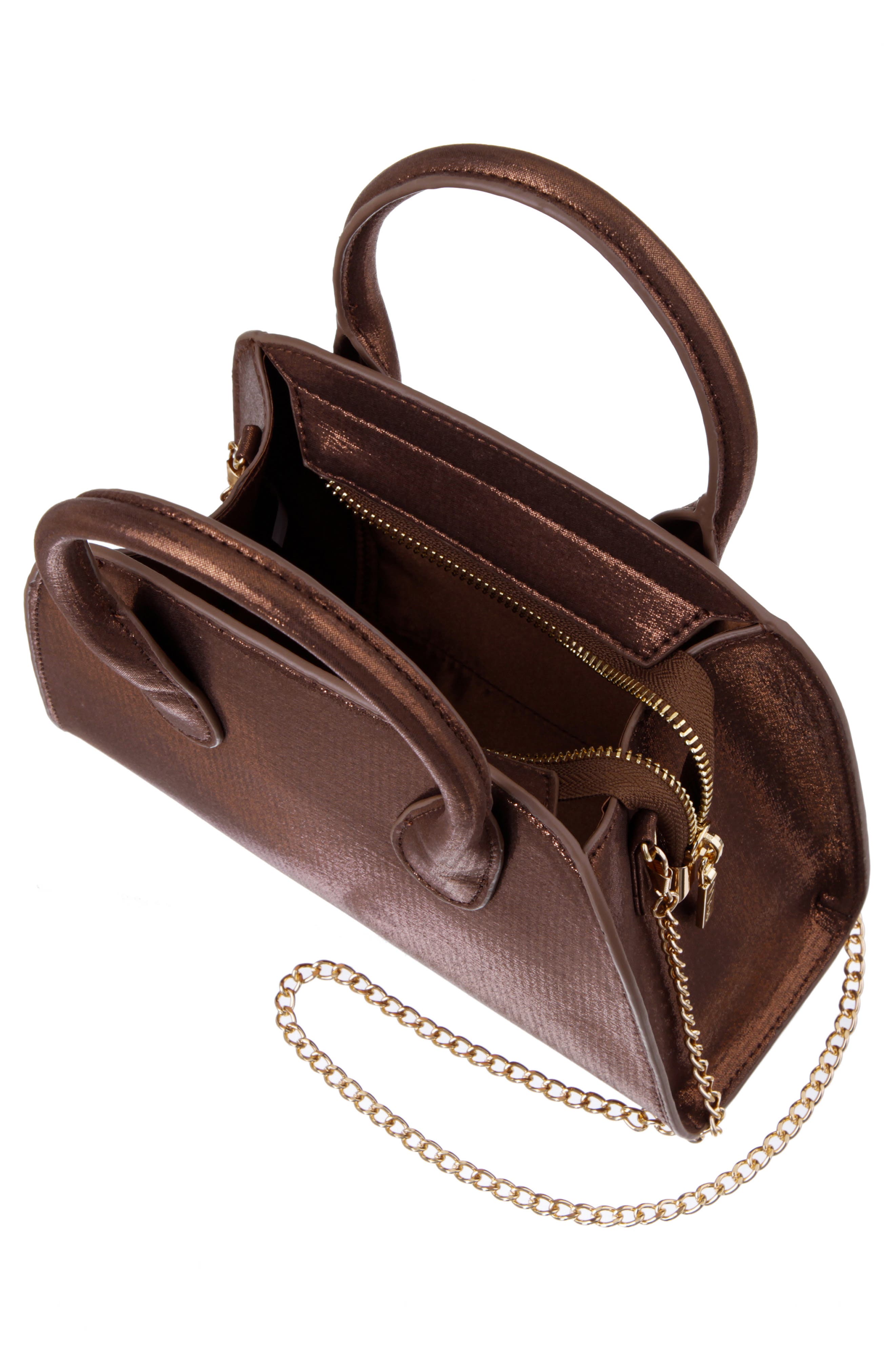 Ainsley Top Handle Bag, Alternate, color, BRONZE