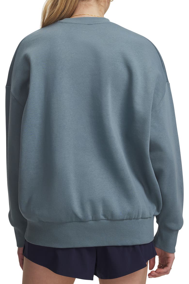 Rival Fleece Oversized Crewneck Sweatshirt, Alternate, color, JASPER BLUE