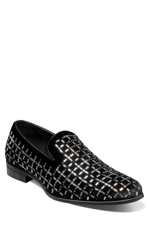 Stallford Rhinestone Venetian Slip-On Loafer (Men)