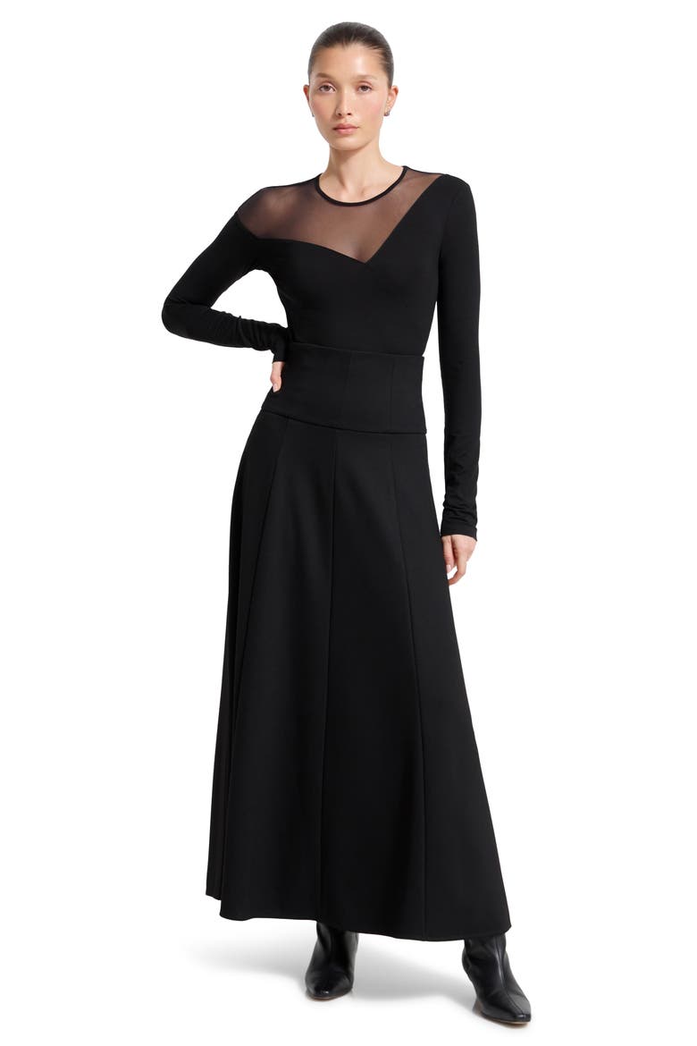 Charli Mesh Top, Alternate, color, BLACK