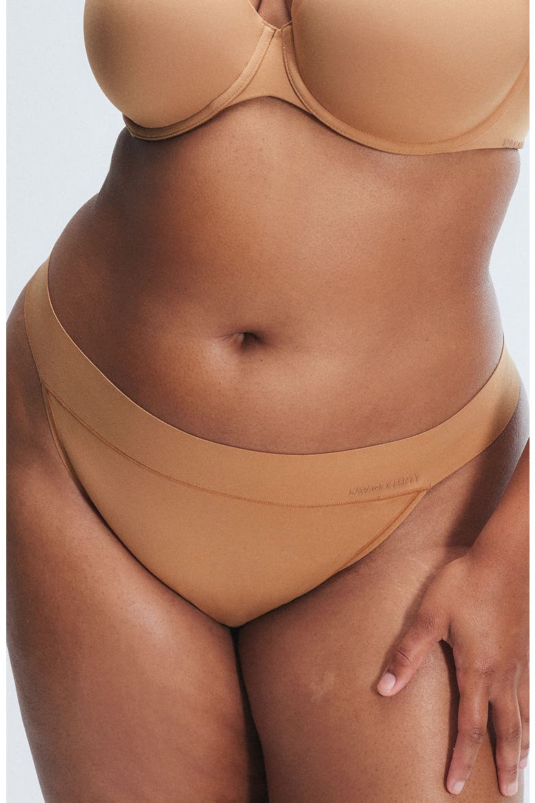 Soft 'N Savage Thong, Alternate, color, SWEET LATTE NUDE