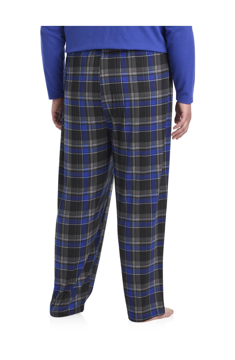 Harbor Bay by DXL Big & Tall Plaid Knit Lounge Pants, Alternate, color, 