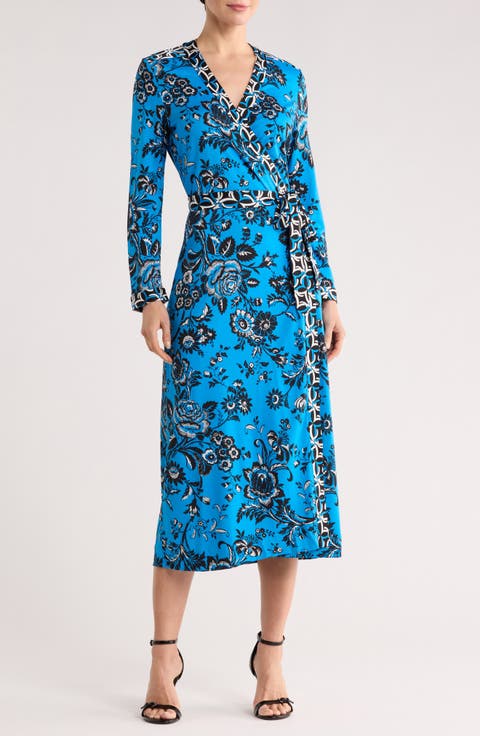 Dancia Floral Print Wrap Dress