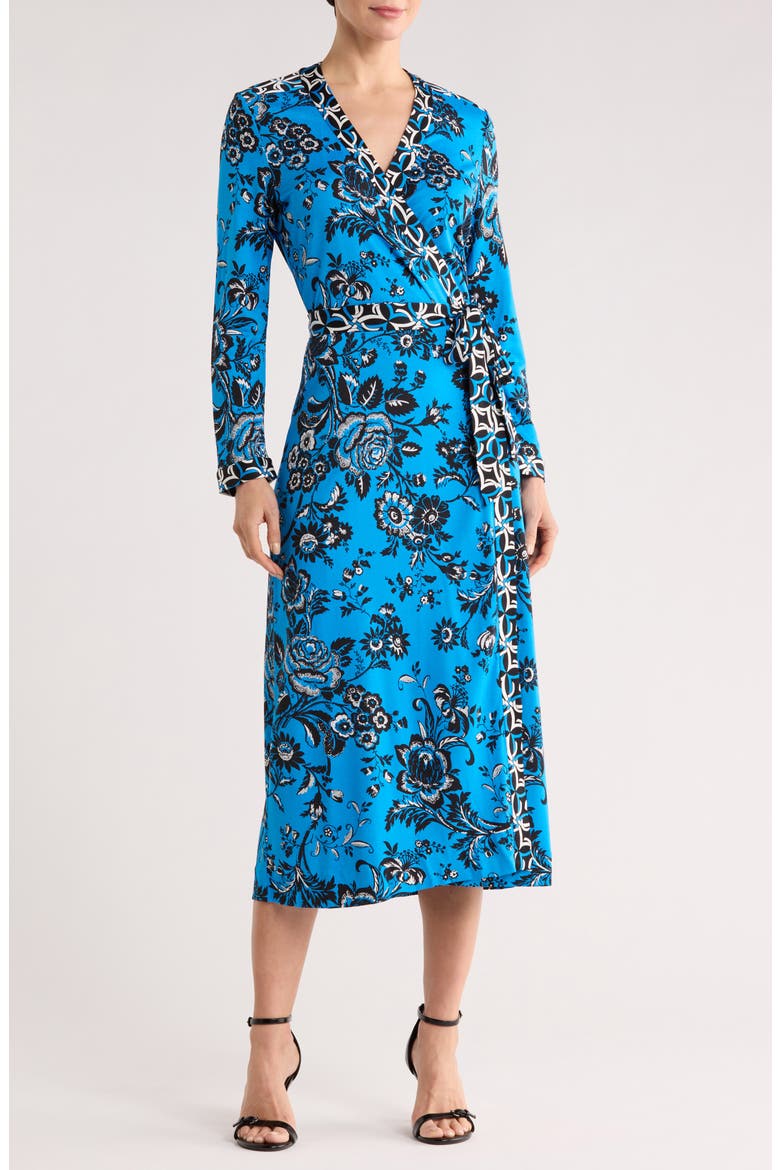Dancia Floral Print Wrap Dress video