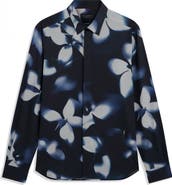 Ted Baker Wrenin Photographic Floral Print Button-Up Shirt