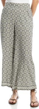 MAX STUDIO Wide Leg Pull-On Crop Pants