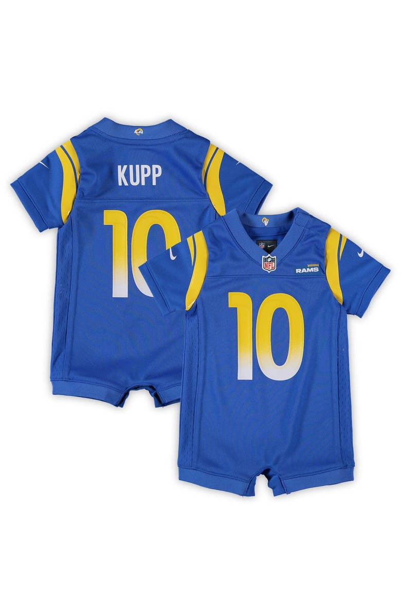 Nike Infant Nike Cooper Kupp Royal Los Angeles Rams Game Romper Jersey, Main, color, 