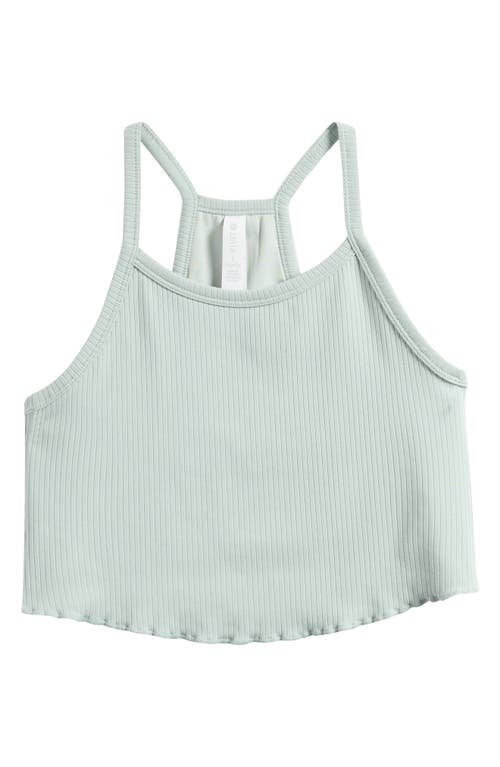 Zella Girl Kids' All In Rib Camisole In Green Mirror