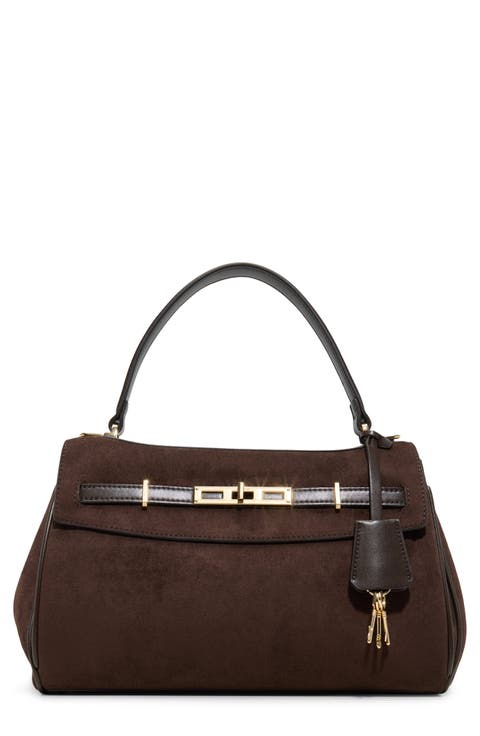 Katieax Faux Leather Satchel