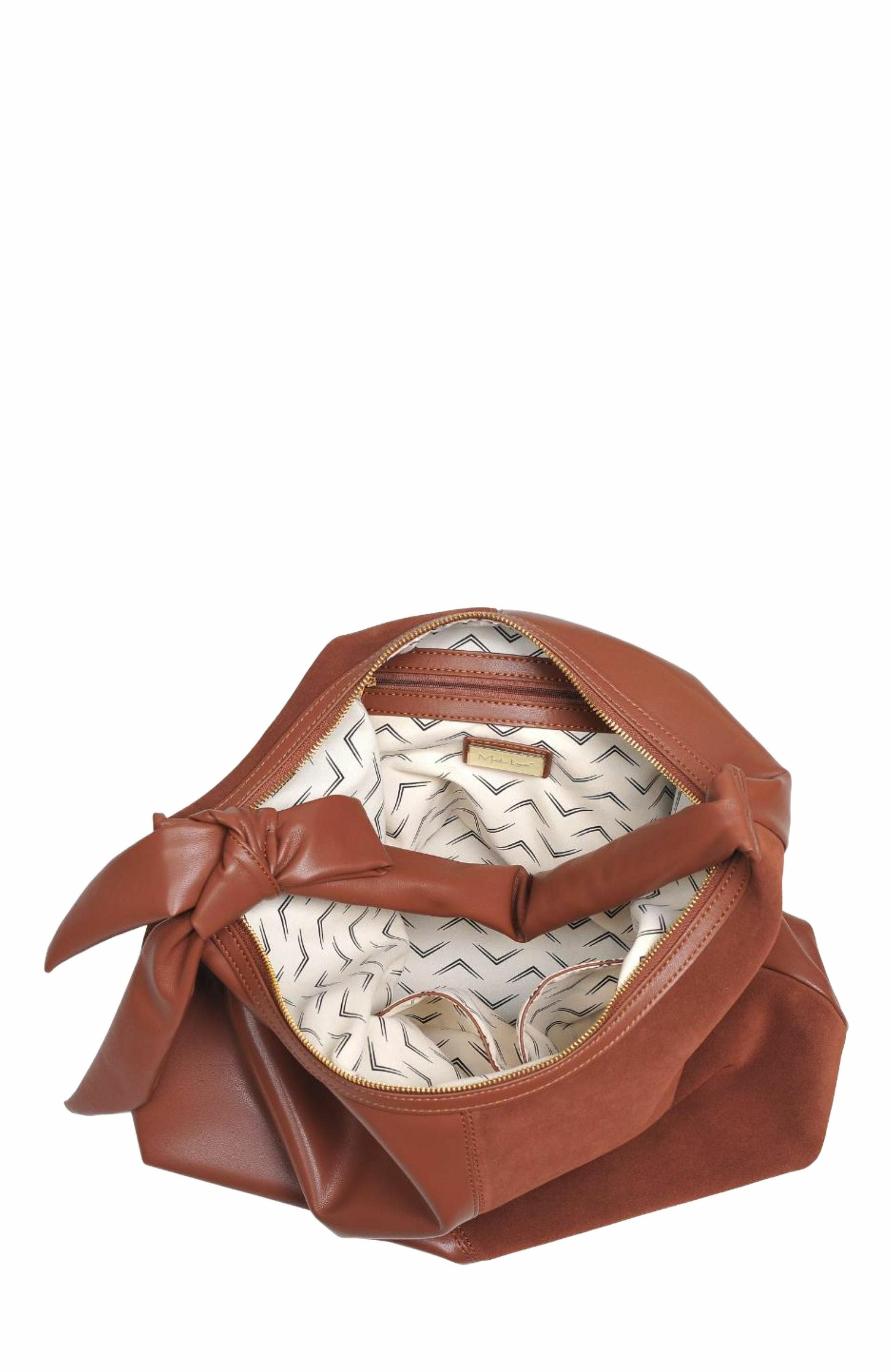 MODA LUXE Hazel Hobo, Alternate, color, Chocolate