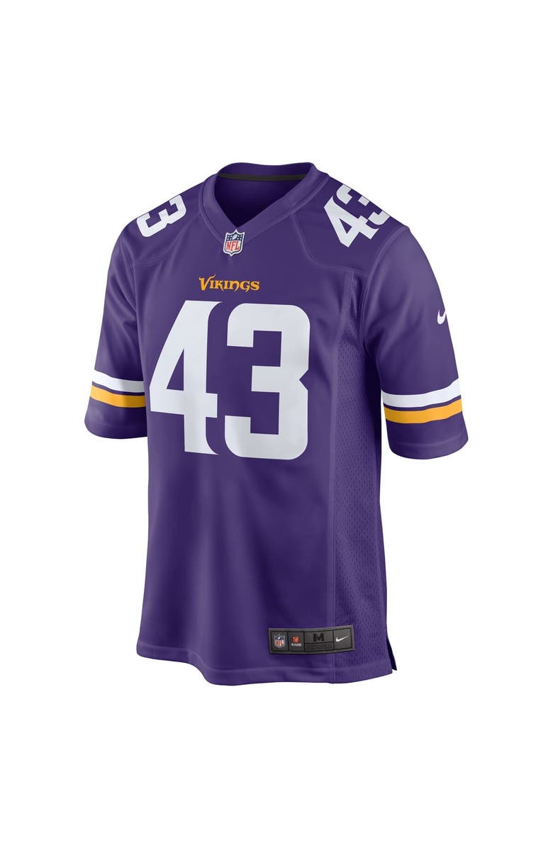 Nike Men's Nike Andrew Van Ginkel Purple Minnesota Vikings Team Game Jersey, Alternate, color, Purple