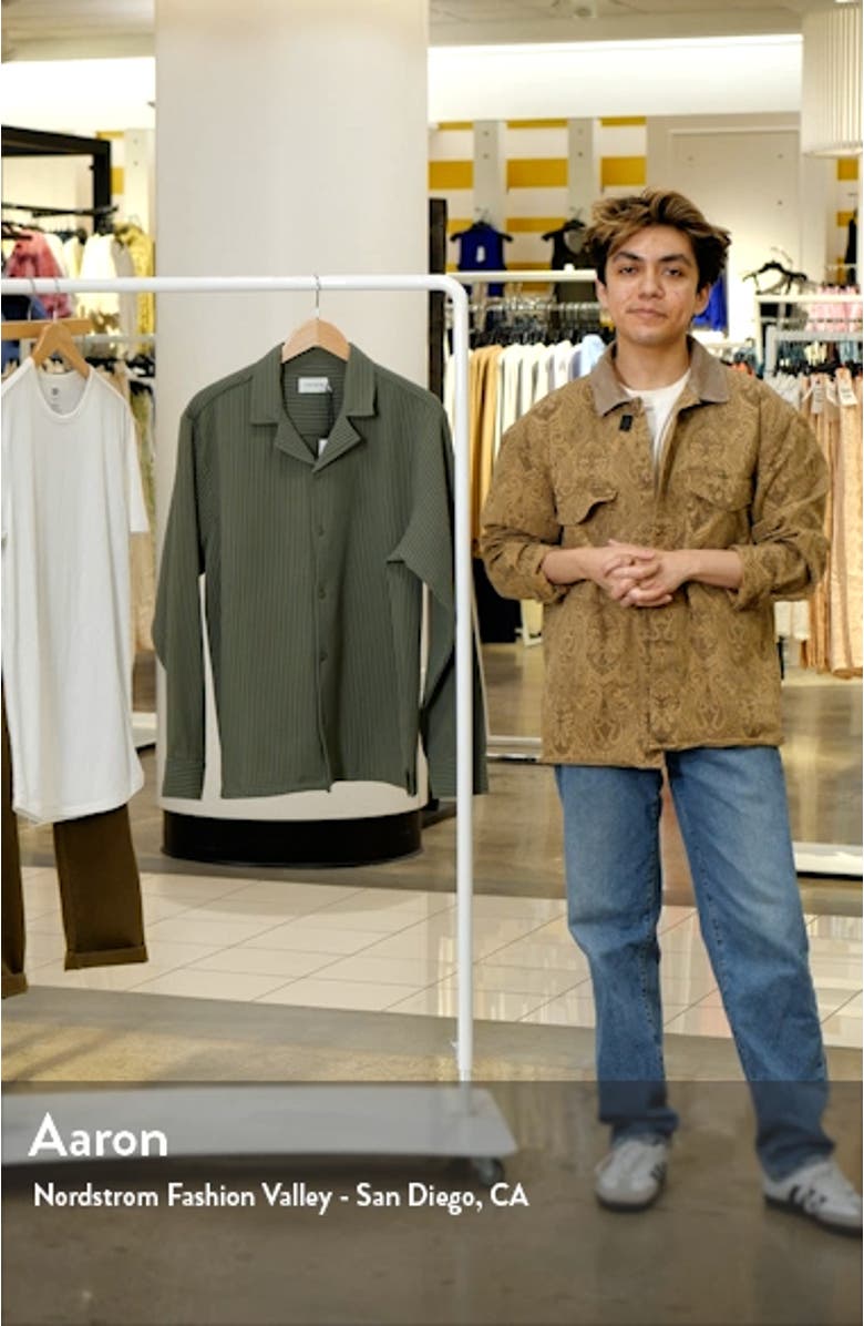 Plissé Button-Up Shirt, sales video thumbnail