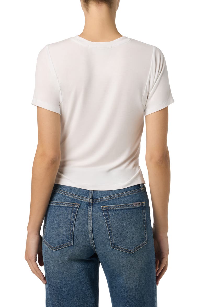 Twist Wrap T-Shirt, Alternate, color, WHITE