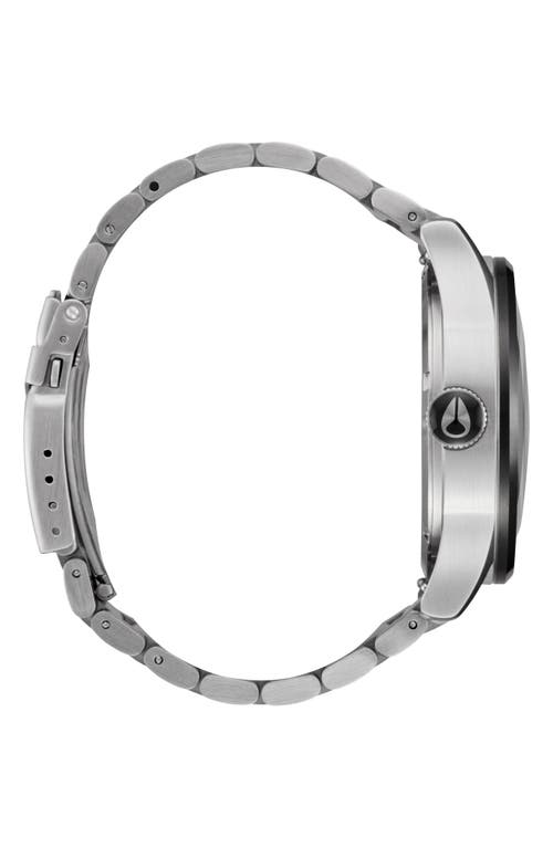 Nixon The Sentry Fisheye Bracelet Watch, 42mm In Metallic