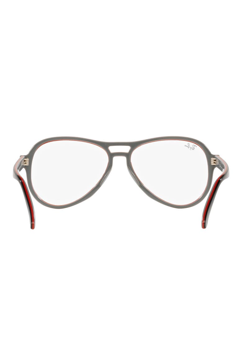58mm Aviator Optical Glasses, Alternate, color, BLACK