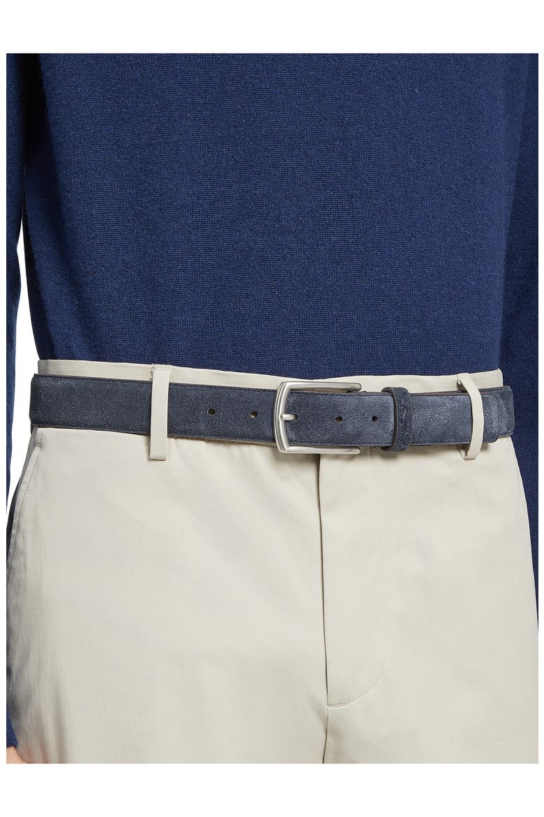 Suede Belt, Alternate, color, QUARTZ BLUE