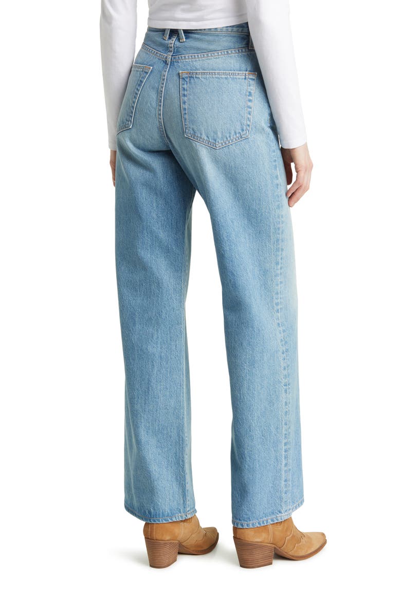 Grace Cotton Wide Leg Jeans, Alternate, color, SWEET THING