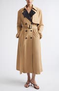 Maria McManus Double Face Organic Cotton Twill Trench Coat