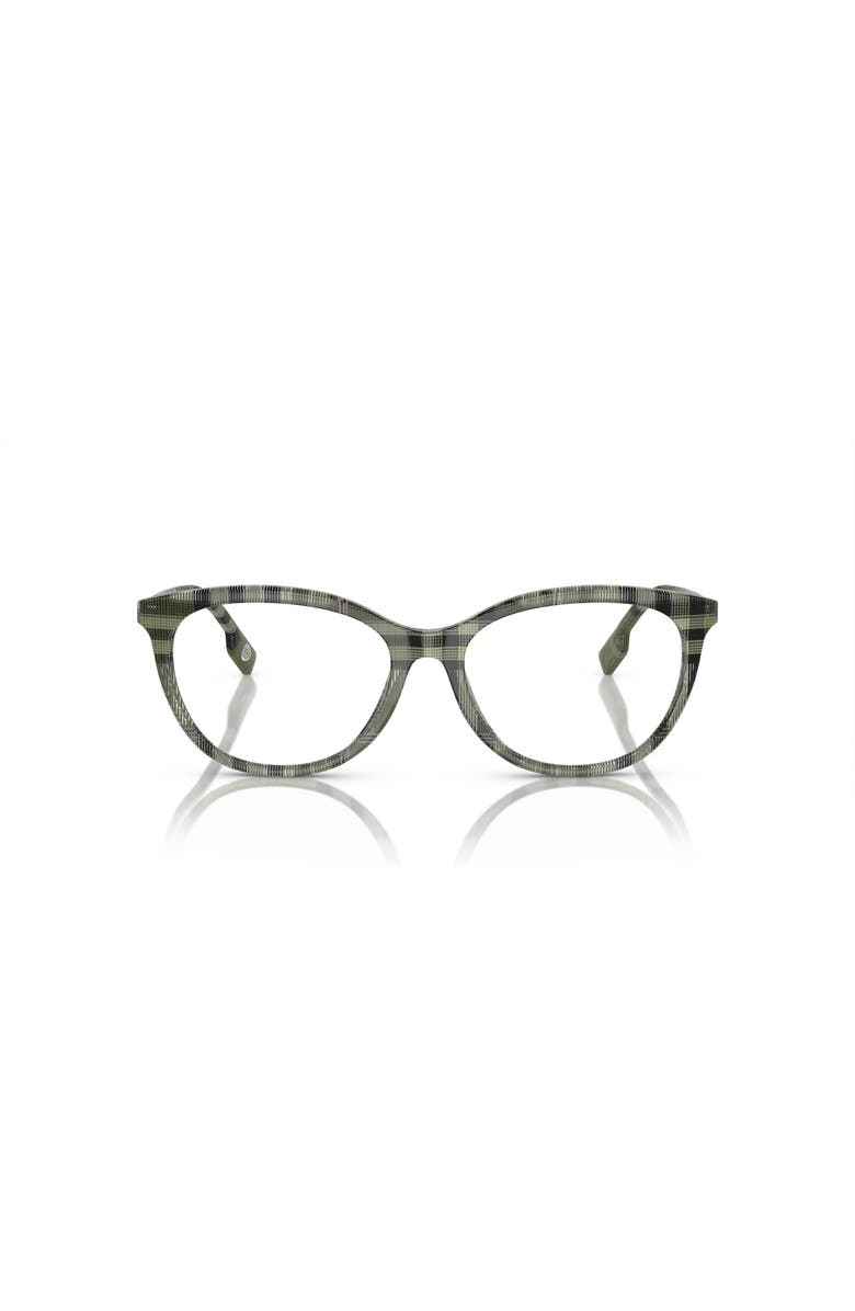 Burberry 54mm Irregular optical glasses, Alternate, color, Green
