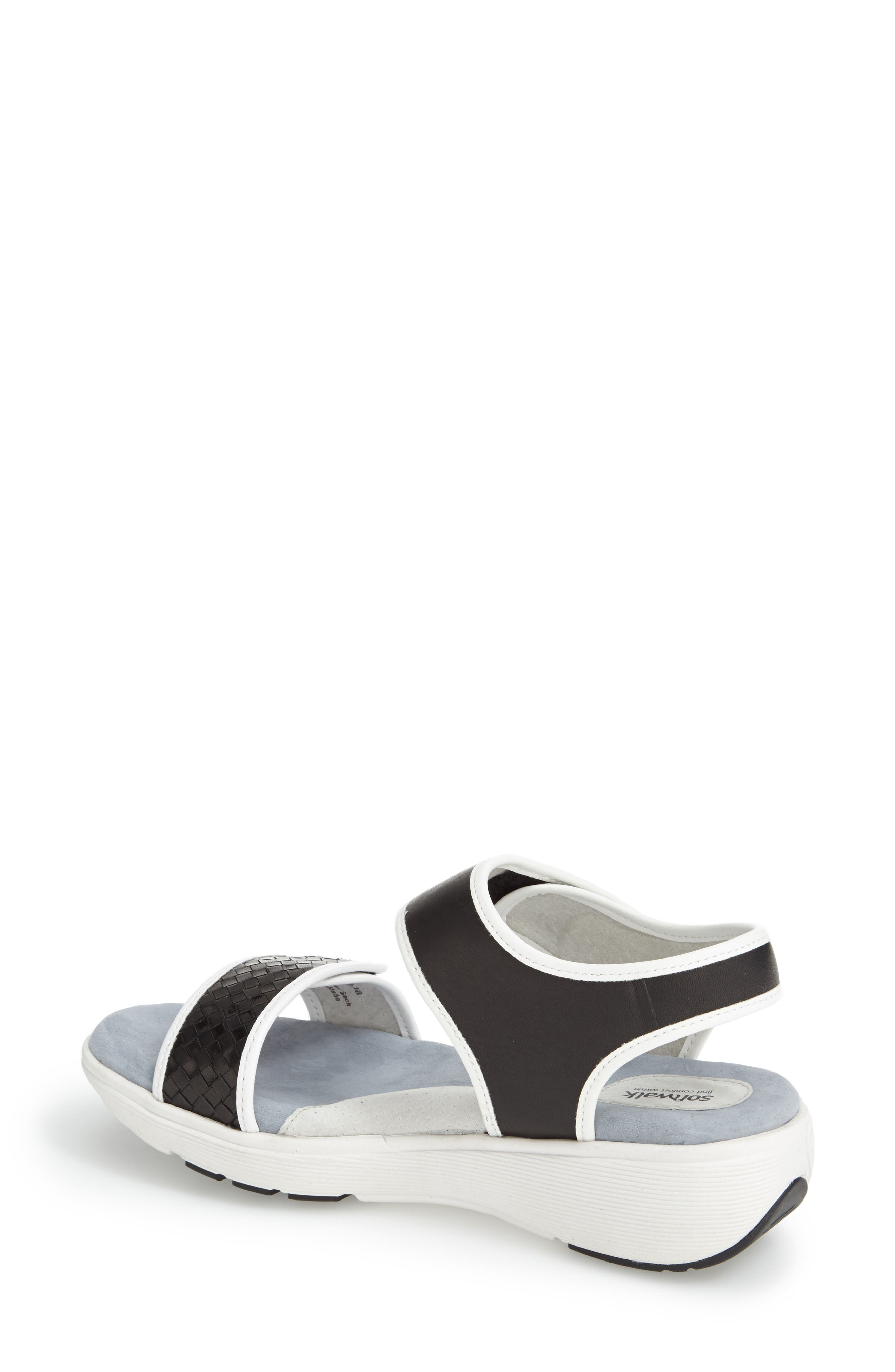 SoftWalk<sup>®</sup> 'Elevate' Platform Walking Sandal, Alternate, color, 