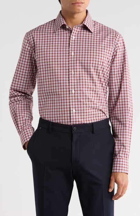 NORDSTROM RACK Plaid Dress Shirt