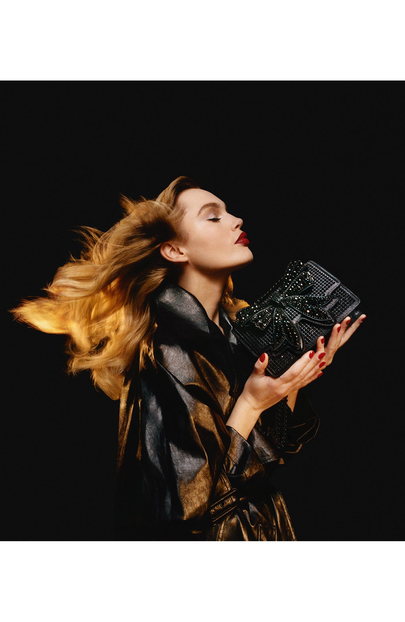 Kurt Geiger London Shoreditch Bow Convertible Crossbody Bag, Alternate, color, 