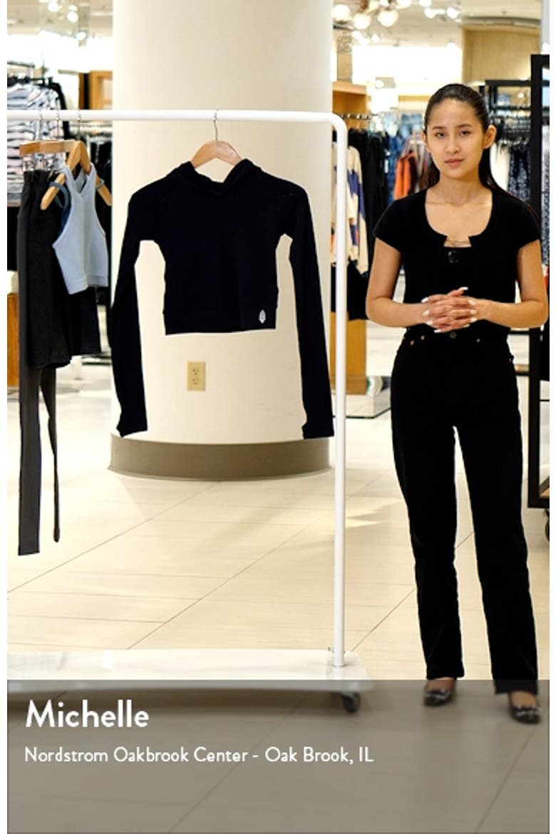 Lucky Layer Cutout Back Crop Hoodie video