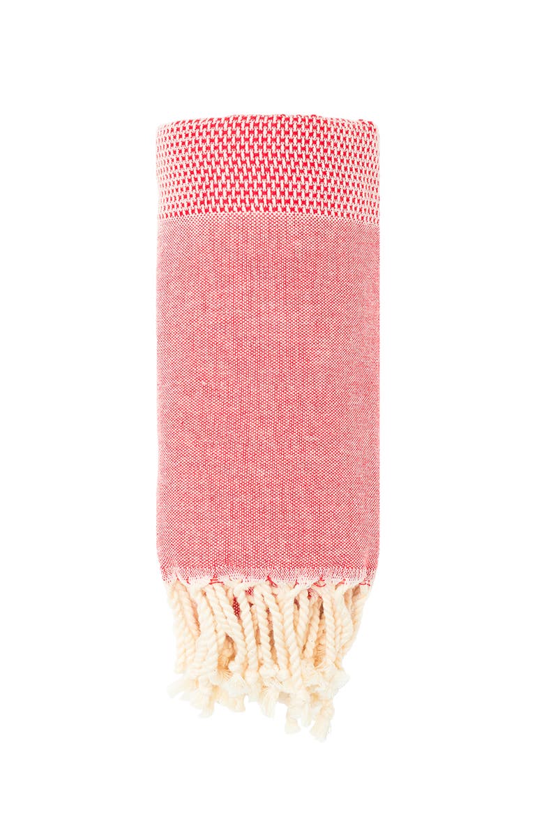 Sand Free Beach Towel - Traditional, Main, color, Montenegro Red