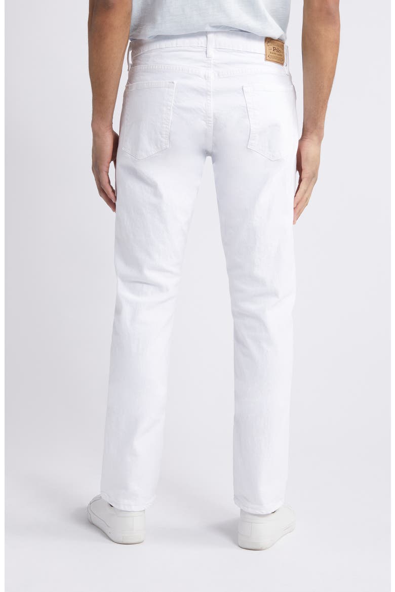 Varick Slim Straight Leg Jeans, Alternate, color, HUDSON WHITE