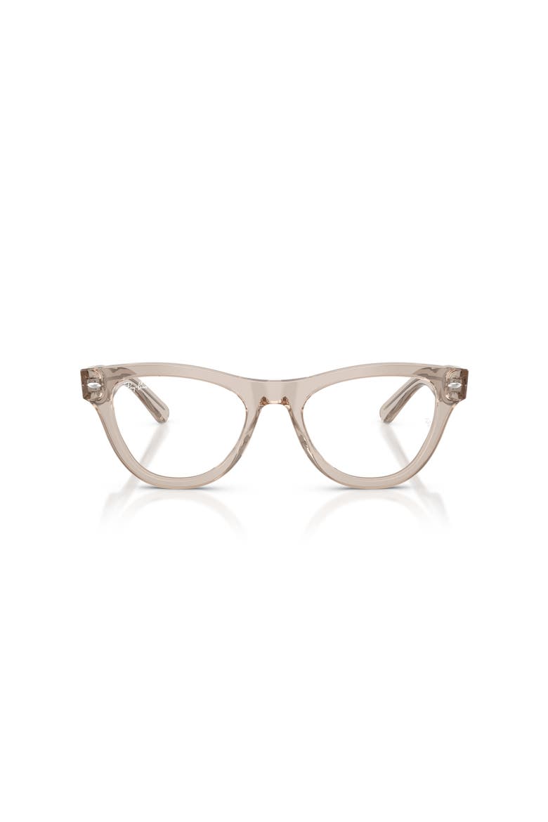 50mm Cat Eye optical glasses, Alternate, color, Brown
