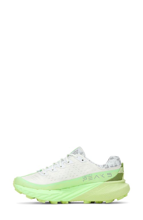 Merrell Agility Peak 5 Trail Sneaker In White