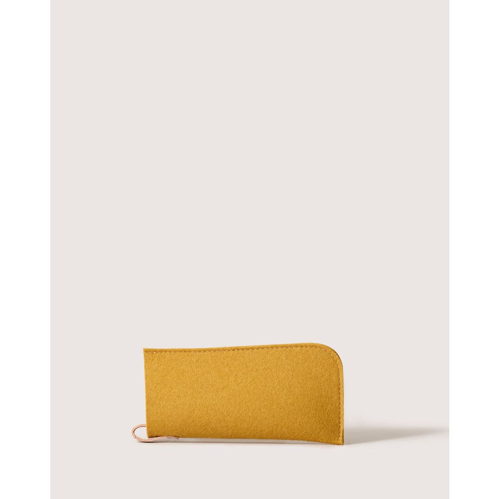 Graf & Lantz Graf Lantz Classic Merino Wool Eyeglass Sleeve In Dijon