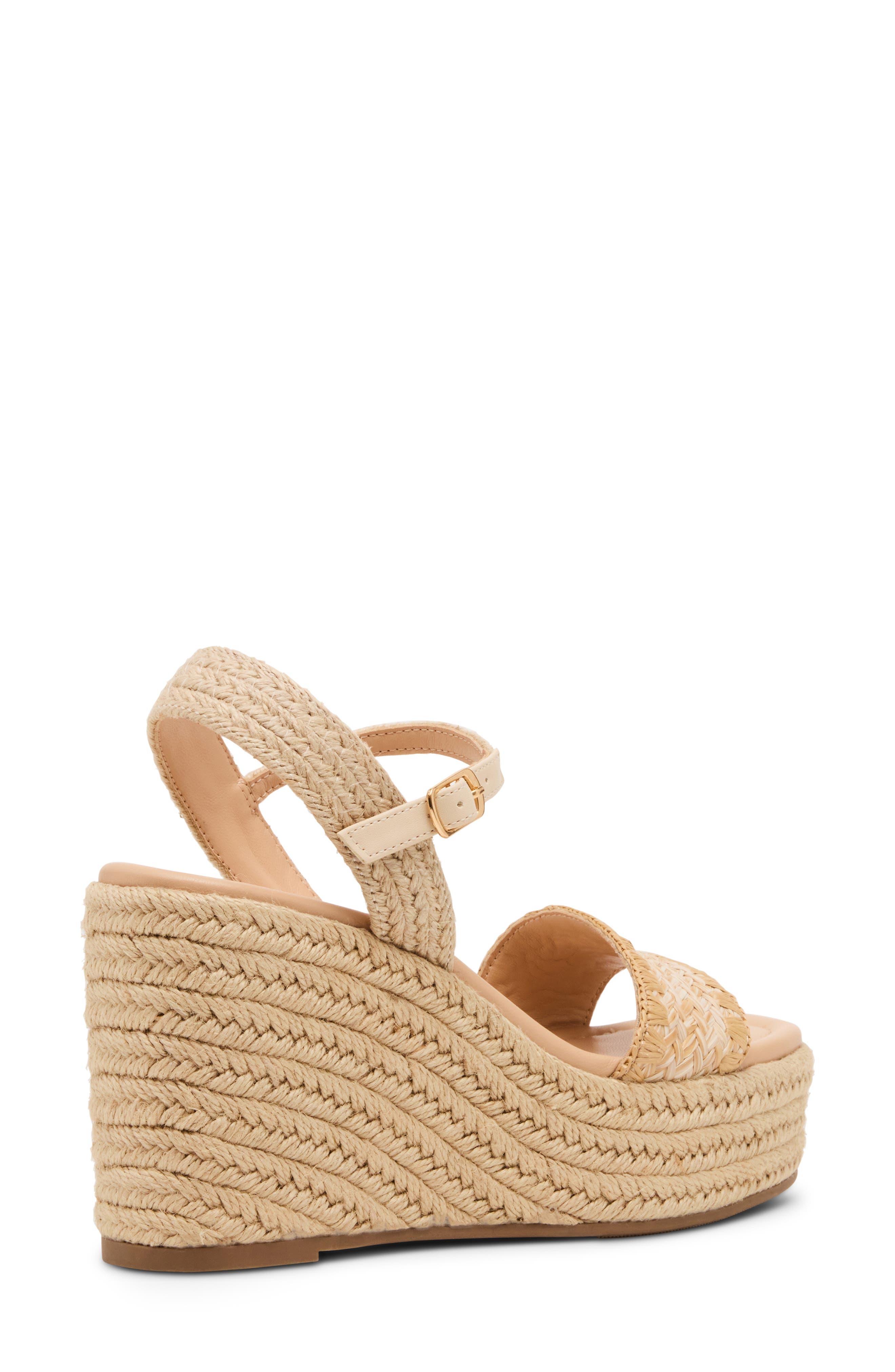 Madden Girl <p>Valleyyy Platform Wedge Sandal (Women) </p>, Alternate, color, Dark Natural