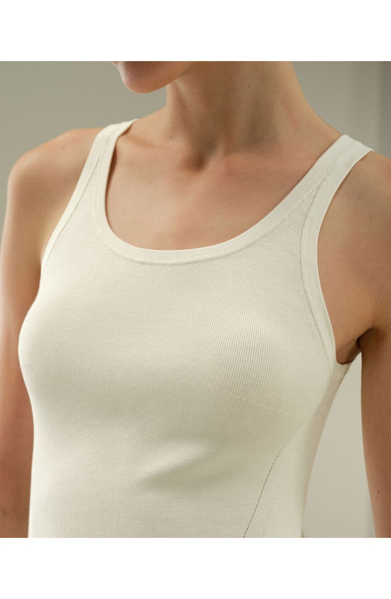 Lilysilk Basic Silk Tank Top, Alternate, color, White
