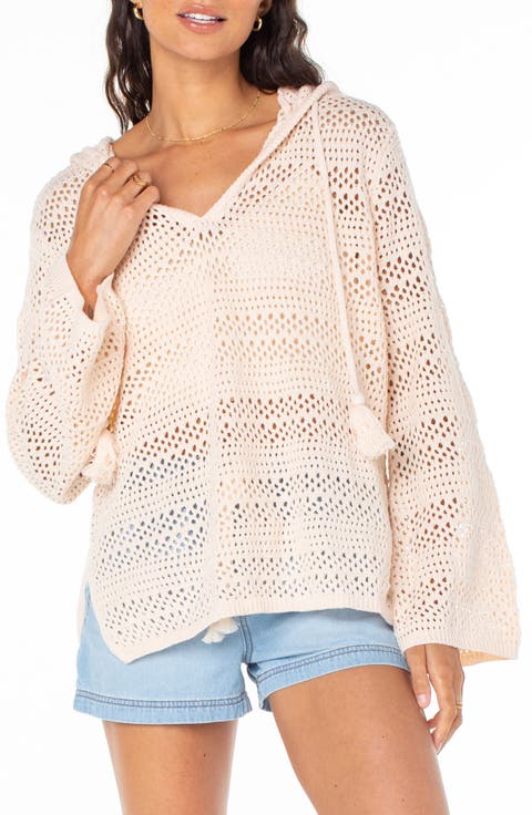 Hippie Love Open Stitch Hoodie