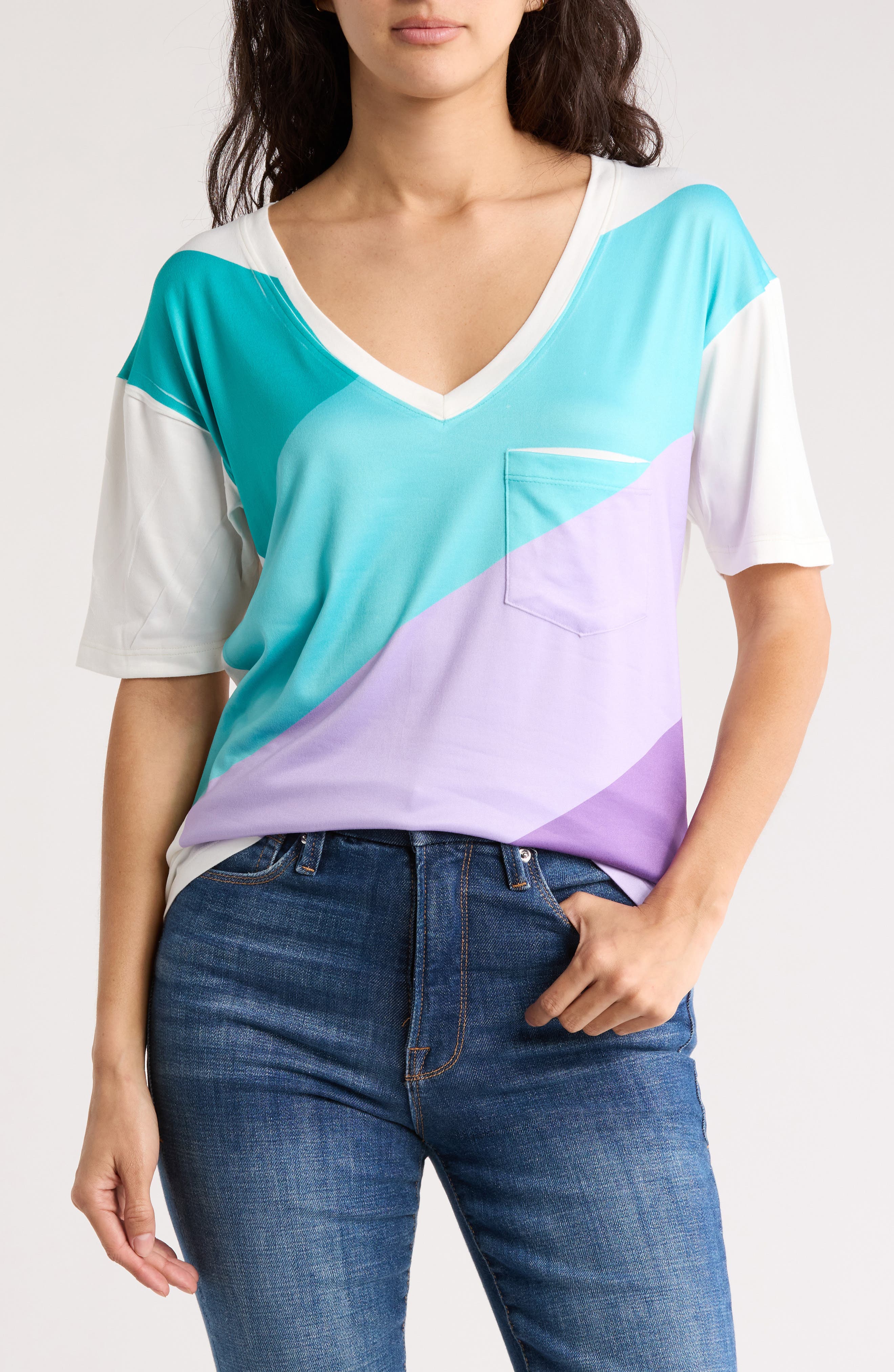 WHITE LAVENDER MINT PRINT