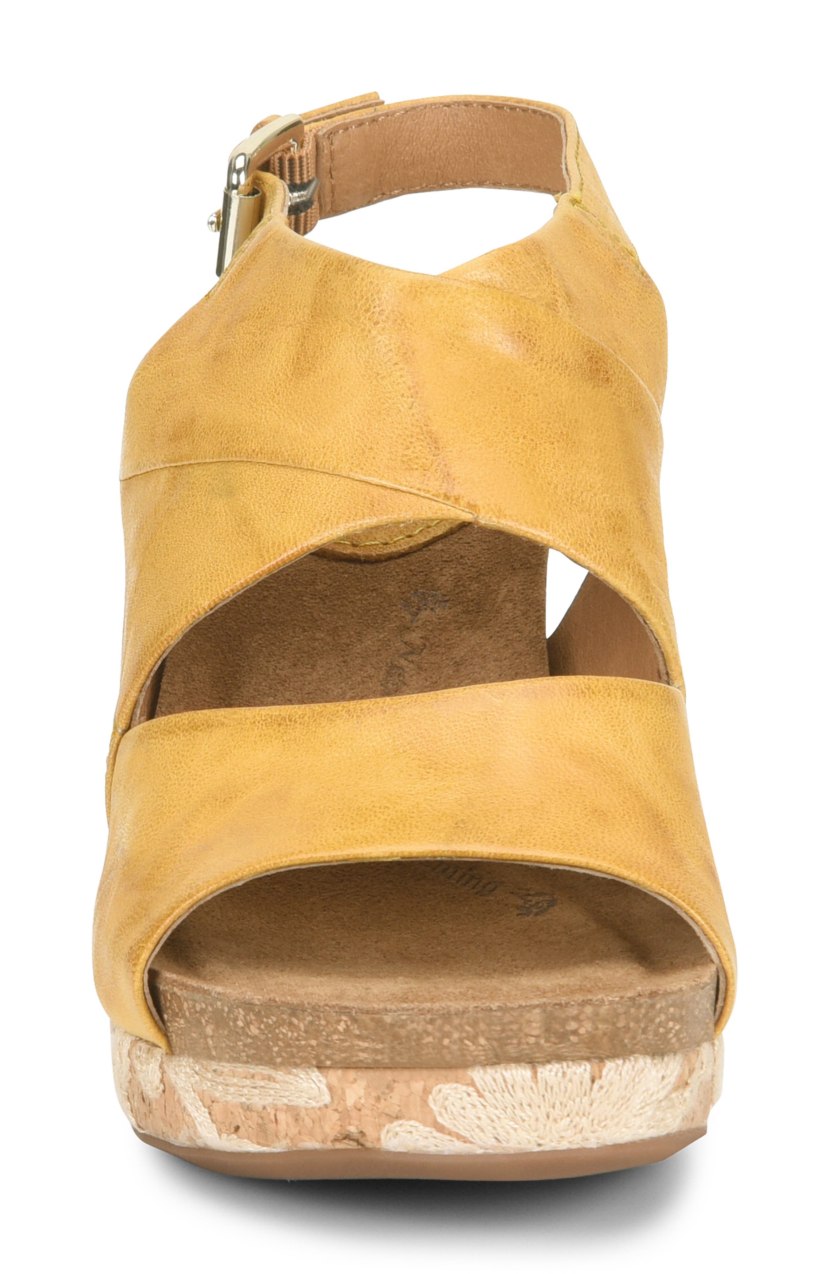 Corrina Sandal, Alternate, color, MANGO LEATHER