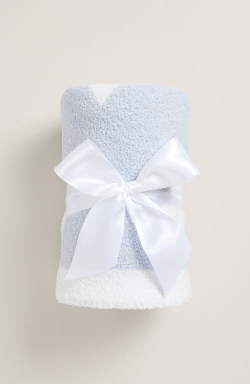 Nordstrom Print So Soft Chenille Blanket In Blue