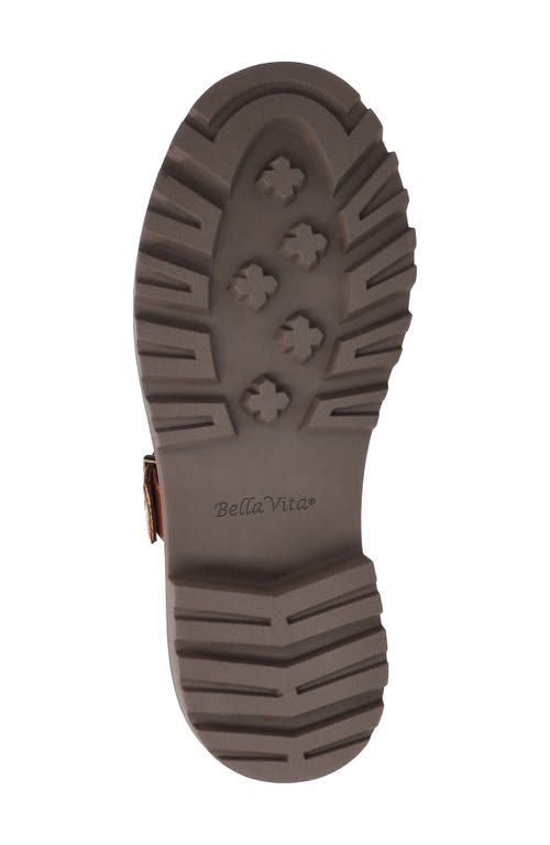 Bella Vita Makell Lug Sole Loafer In Brown