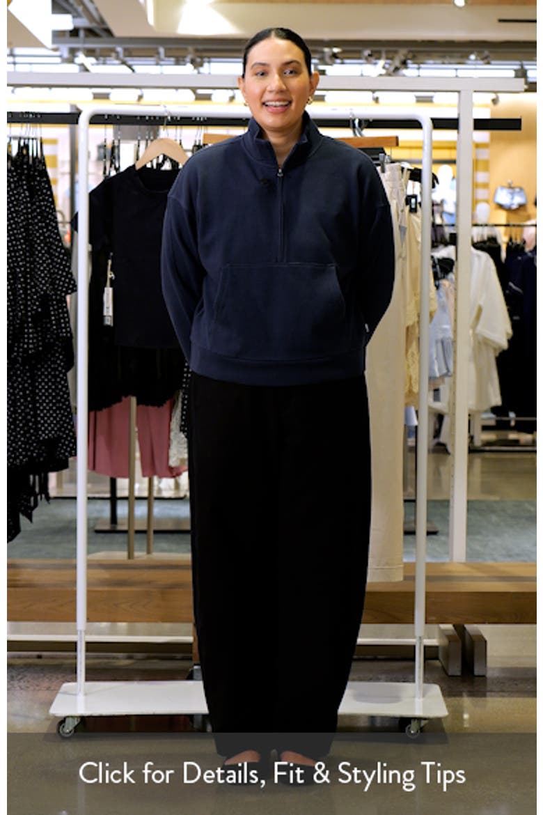 Piqué Half Zip Fleece Pullover video