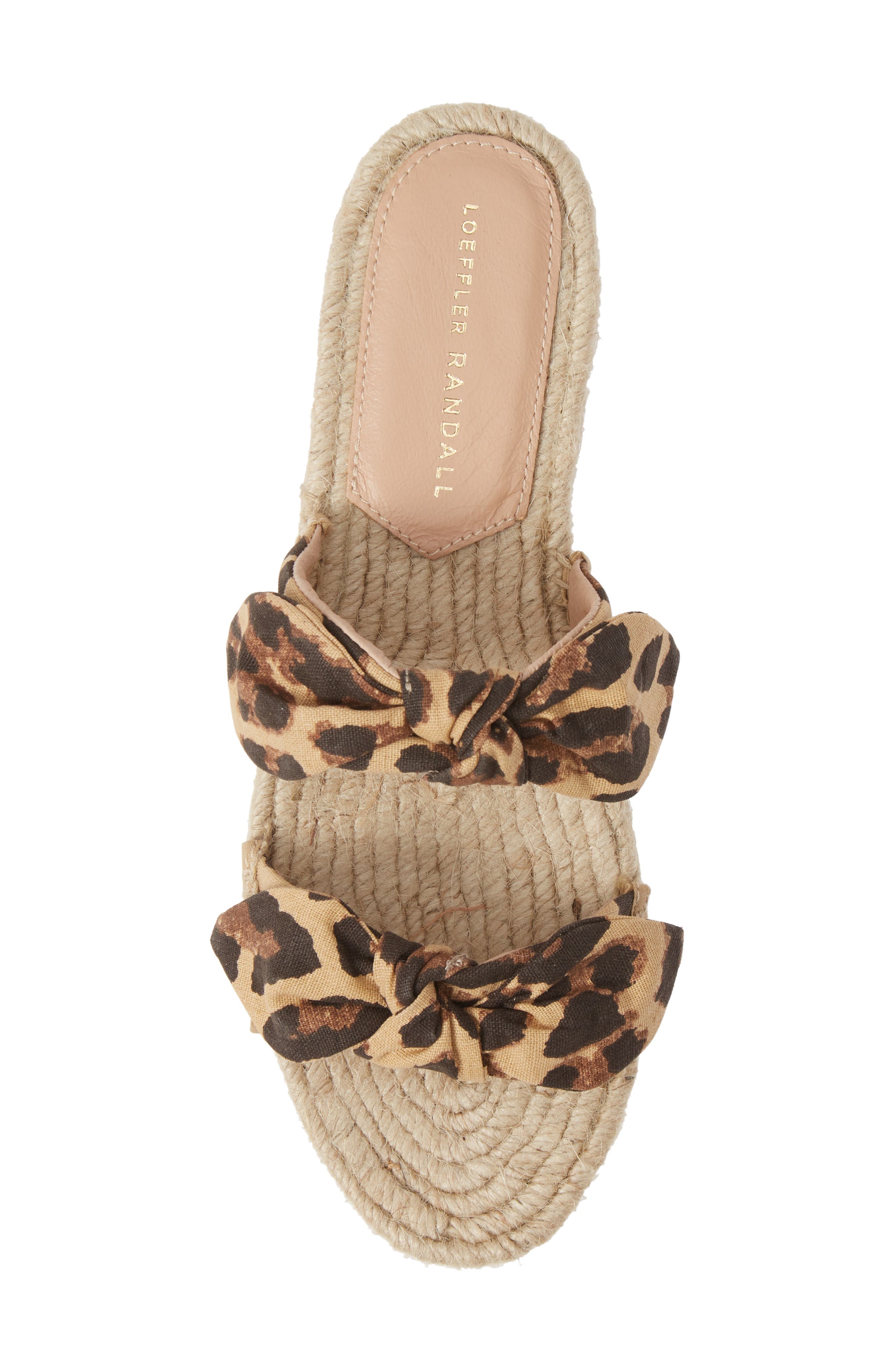 Loeffler Randall Daisy Knot Espadrille Slide Sandal, Alternate, color, 